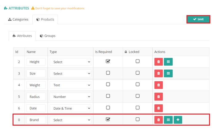 New Attribute Fields