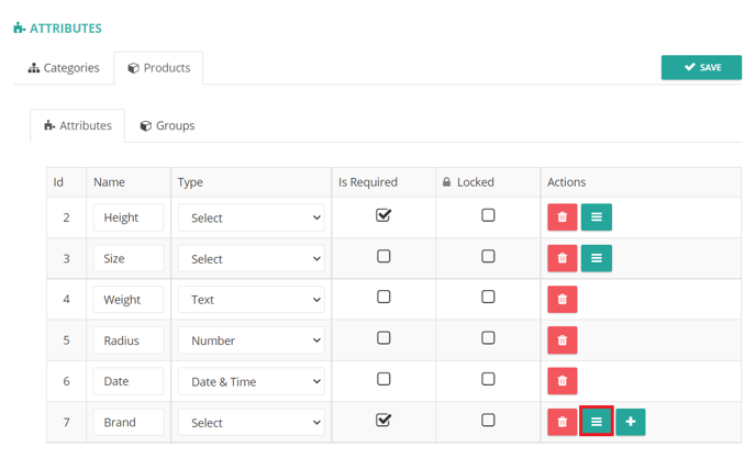 select option